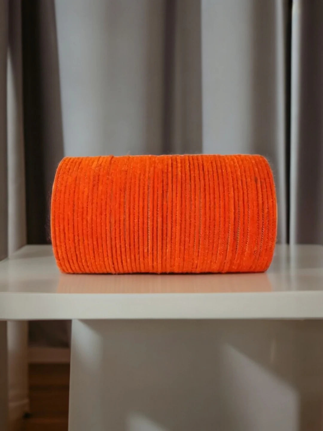 Orange Velvet Bangles